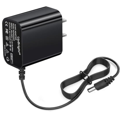 UpBright 8.5V AC/DC Adapter Compatible with Hurricane Spin Scrubber Brush HSS1 Rechargeable Turbo Scrubber TeleBrands Corp SpinScrubber Brush HSSI JF-DY085030 8.5VDC 300mA Power Supply Battery Charger