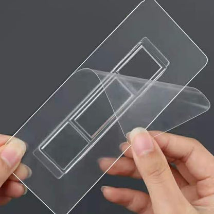 6 PCS Adhesive Toothbrush Holders Wall Mounted Sticky Pads, Rectangular Shower Caddy Adhesive Replacement ,Strongly Waterproof Traceless Adhesive Hooks, No Drilling for 3.7 to 3.9 In Hanging Mouths