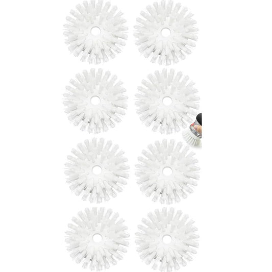 Palm Brush Refills for OXO Soap Dispensing Dish Brush - 8 Pack Cleaning Replacement Brush Head for OXO Palm Brush - color: 8-white