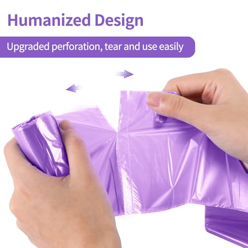 Small Trash Bags 1.2-Gallon: Bathroom Trash Bags 4.5L Small Garbage Bags for Bathroom Bedroom Office - (Purple, 120 Counts) - color: 1.2Gal-Purple-120pcs