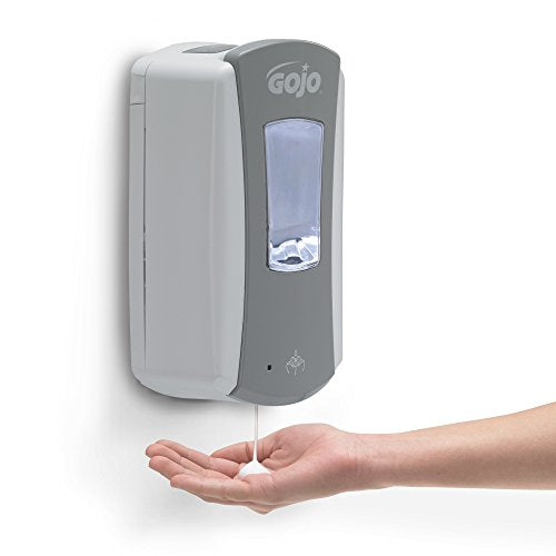 GOJO LTX-12 Touch-Free Foam Soap Dispenser, Gray/White, for 1200 mL GOJO LTX-12 Soap Refills (Pack of 1) - 1984-04 - color: Gray/White