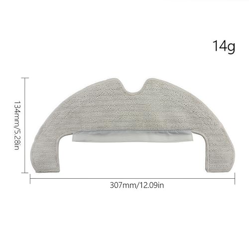2 PACK Mop Pads Replacement for Dreame D10 Plus Gen 2 (RLD32GD) Robot Vacuum Cleaner Microfiber Wet Mopping Cloths Set Cleaning Pads Accessories Kit Reusable Washable