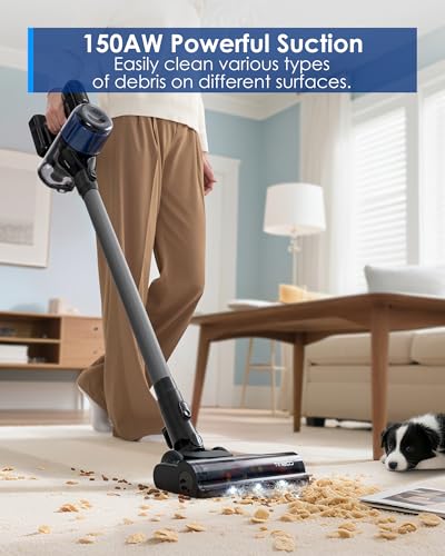 Tineco Pure ONE S30 Cordless Vacuum Cleaner, 150AW Powerful Suction, Zero Tangle Brush, Up to 65min Runtime, Stick Vacuum Cleaner for Pet Hair, Carpet & Hard Floor - size: S Series-S30