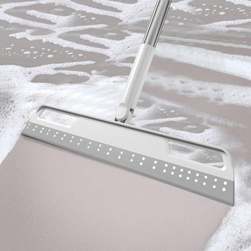 Multifunction Magic Broom, Extended Indoor Detachable,3-in-1 Sweeper Removing Dust Liquid Hair, Adjustable Floor Squeegee,Magic Broom as seen on tv（Gray） ﻿