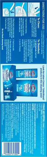 CLOROX ToiletWand Toilet Cleaner Refills, Toilet brush, Rainforest Rush, 10 Count (Pack of 6) - size: 10 Count (Pack of 6)
