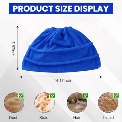 Flat Mop Pads Replacement Washable Floor Cleaning Cover Reusable Mop Head Cloth for Household Use(Blue) - color: Blue