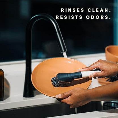 Brite by Scotch-Brite Limited Edition Mess-Free Dishwand, Sleek and Stylish Dish Brush with Soap Dispenser Handle - size: (Pack of 1)