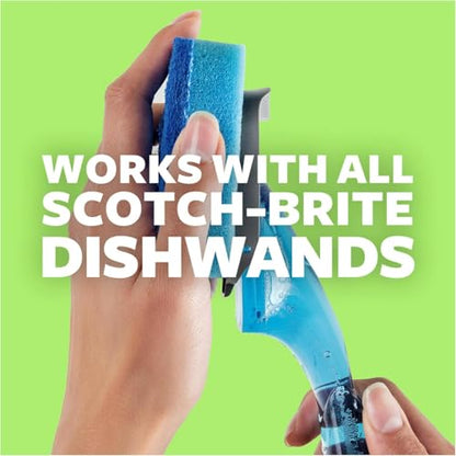 Scotch-Brite Zero Scratch Dishwand Refills, Fits All Scotch-Brite Dishwands, Glass, Pots, Pans, Tubs, Showers, 24 Refill Pads - size: 24 Refill Pads