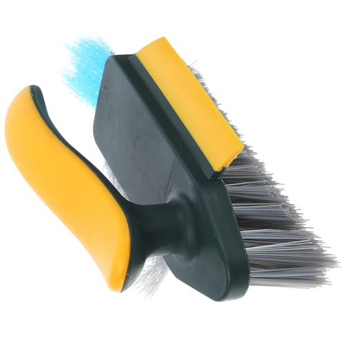 DOITOOL Groove Gap Cleaning Brush for Household Small Spaces Long Handle Floor Scrubber and Toilet Scrub Brush for Bathroom and Kitchen Sink Cleaning