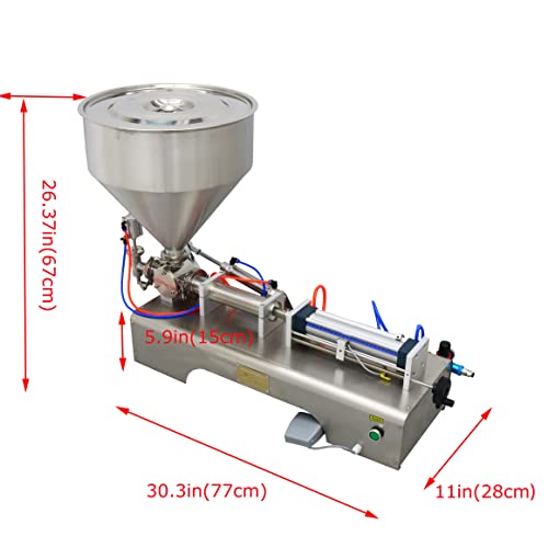 INTBUYING Automatic Paste Liquid Filling Machine for Shampoo Oil Water Perfume 30-300ml One Nozzle