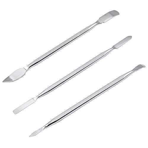 AKTOO 3Pcs Metal Spudger Dual Ends Opening Pry Tools Professional Pry Opening Spudger for Laptop Tablet iPhone ipad Cell Phone Other Mobile Devices - color: 3PCS