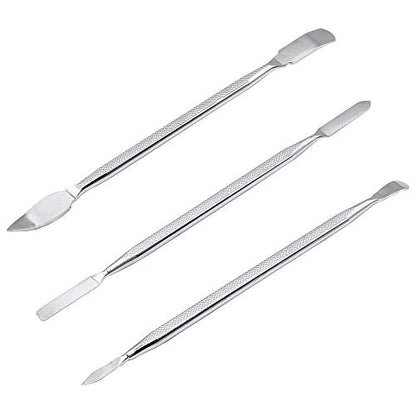 AKTOO 3Pcs Metal Spudger Dual Ends Opening Pry Tools Professional Pry Opening Spudger for Laptop Tablet iPhone ipad Cell Phone Other Mobile Devices - color: 3PCS