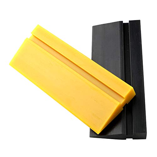 Gebildet Soft Rubber Squeegee blade for Car vinyl wrapping, window tint film installation, car decal tool. Home Glass/Mirror/Window Cleaning as Water blade.