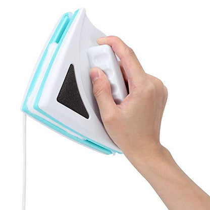 Magnetic Window Cleaner Brush Wiper Glass Wiper Cleaner Glass washing Tool Useful Glass outside Wiper Brus for High Rise and Car Glazed window Thickness , Double Side Magnetic Brush Cleaner , Dou