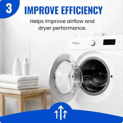Dryer Lint Brush Vent Cleaner Lint Trap Cleaning Tool Dryer Vent Brush Long Flexible with Wood Handle 27.95Inches Medium Size for Dryer Vent Cleaning DIY Enthusiasts Homeowners (1, PCS) - size: 27.95
