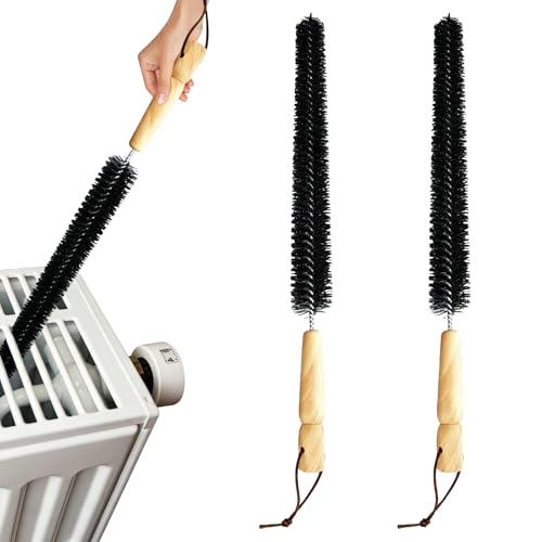 2Pcs Dryer Vent Cleaner Kit, 16 inch Dryer Lint Brush, Refrigerator Long Coil Brush, Flexible Lint Remover, Household Cleaning Supplies, Removing Dust and Pet Hair