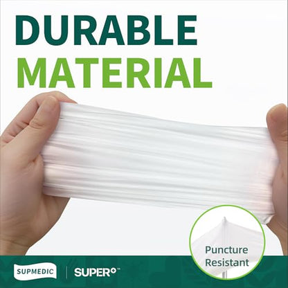 Supmedic Vinyl Disposable Exam Gloves, Clear 4Mil Powder-Free Latex-Free Medical Food-Safe Cooking Cleaning Glove 100&1000 Ct - color: Large (1000 Clear)