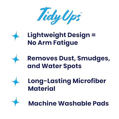 Microfiber Window Cleaner – Dual Heads & Telescoping Handle (Raspberry)
