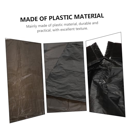 Abaodam 75pcs Heavy Duty Drawstring Trash Bags Thick Degradable Garbage Bags for Home Kitchen Office Unscented Rubbish Liners with Strong Load-bearing and Odor Barrier Design
