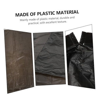 Abaodam 75pcs Heavy Duty Drawstring Trash Bags Thick Degradable Garbage Bags for Home Kitchen Office Unscented Rubbish Liners with Strong Load-bearing and Odor Barrier Design