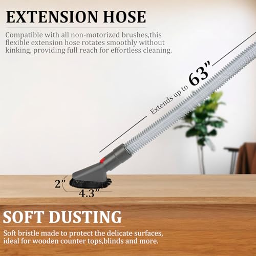 Attachment Kit for Dyson Gen5 V15 V15s V12 V11 V10 V9 V7 V8 Detect Cyclone Torque Drive Absolute Animal Cordless Vacuum Cleaner,Home and Car Cleaning Brush Acccessories - size: B:Traceless+Attachment Kit