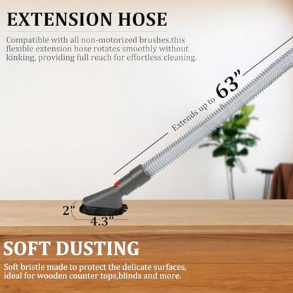 Attachments Kit for Dyson V15 V15s V9 V8 V11 V12 V10 V7 Gen5 Cordless Vacuum Cleaner,Compatible with Detect/Absolute/Outsize/Slim Accessories Replacement Brush Parts - size: AA:Hose Attachment Kit