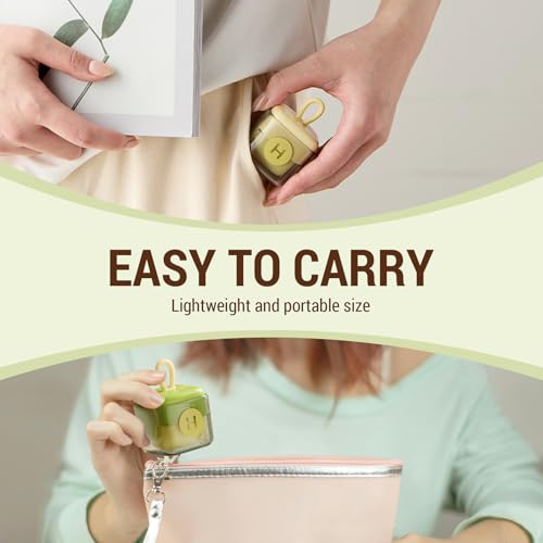 Mini Portable Lint Roller, Reusable Lint Rollers, Washable Sticky Roller for Pet Hair Debris Removal Tool - Mini Lint Roller for Purse and Household (Beige) - color: Beige