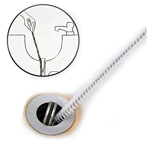 ALINK Sink Drain Brush + 6-Pack 6-Pack Sponge Bottle Dish Brush Set