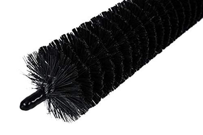 25 Inch (64cm) Flexible Lint Remover Cleaning Coil Brush for Dryers, Radiators, Refrigerators, Baseboards, and Other Special tasks. Coil Grill Brush by KONEX