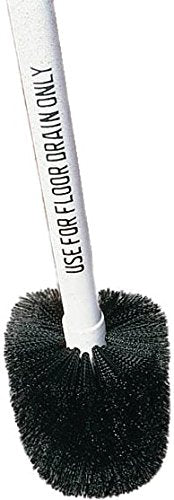 SPARTA 4014600 Plastic Floor Drain Brush, Drain Cleaning Brush With Female Thread For Drain Cleaning, 3 Inches, Black - size: 3"