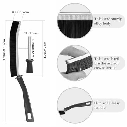 11 PCS Crevice Cleaning Brush,Hard Bristle Crevice Cleaning Brush,Crevice Cleaning Tool is Effective to Clean The Small Gap of Kitchen, tolilet and Windows. - style: 11pcs