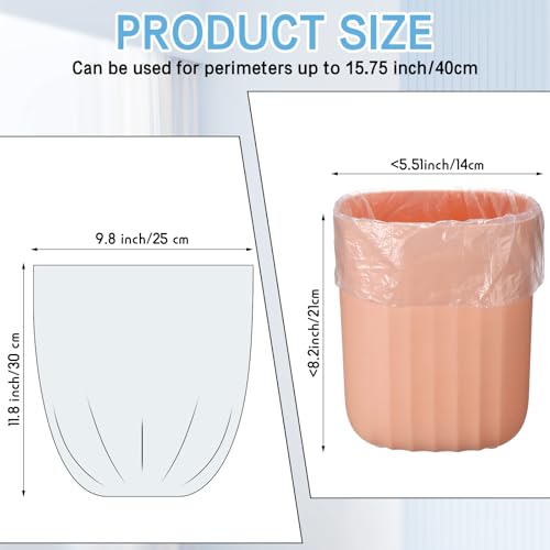 240 Counts Mini Trash Bags 0.5 Gallon Tiny Garbage Bags Small Pet Bags Strong Trash Bags Trash Can Liners for Car Kitchen Office Desktop Mini Trash Can Wastebasket Bin, 16 Rolls(White) - color: White