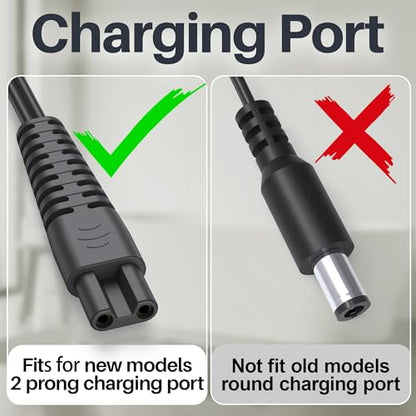 9V Charger for Homitt Electric Spin Scrubber Power Cord for Homitt Scrubber Charger Power Supply for Scrubber Compatible with Homitt HM115C, HM115CW, HM115CD,HM115CG HM204C Power Scrubber AC Adapter
