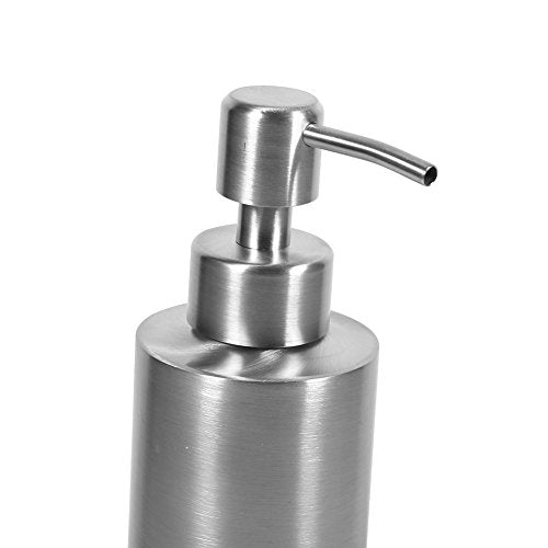 Generic Stainless Steel, 350ml Large Capacity Liquid Container with Pump, Wide Opening for Easy Refill, 304 Material