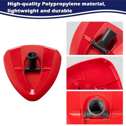 Spin Mop Replacement Base Compatible with O-Ceda EasyWring Mop Replace Head | Plastic Mop Base Part, Rotating Mop Head Cover, Triangle Easy Cleaning Base for Spin Mop Accessories