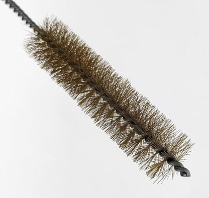 3 Piece Set of 16-Inch Tube Cleaning Brushes Copper, Stainless, Nylon for Various Surface Use (1.5-Inch Diameter) - size: 1.5-Inch Diameter