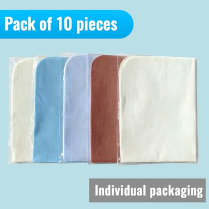 10 Pack Microfiber Cleaning Cloths, Premium 110D Scratch-Free & Lint-Free Clean Cloth for Eyeglasses, Phone Screen, Camera Lens, VR/AR Headset, Car Mirror, Reusable & Washable (Coffee&Black, 6.9*5.7) - color: Coffee&Black