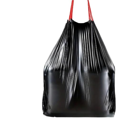 Extra Thick Heavy Duty Drawstring Trash Bags - Durable Kitchen Garbage Bags for Home, Office & Outdoor Use