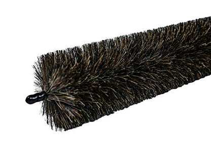 KONEX Flexi-Clean Pro Flexible Dryer Vent Cleaning Brush – 33” Long Horsehair Coil & Lint Trap Cleaner for Refrigerator Coils, Dryer Vents, Appliance Maintenance & Tight Spaces