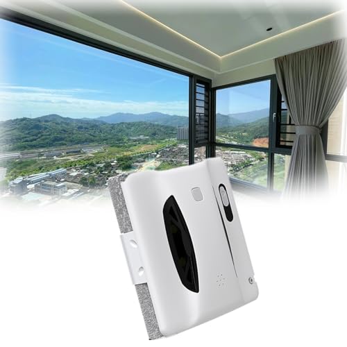 GERRIT Window Cleaning Robot, 3200Pa Suction Power, Remote Control Operation, Power-Off Protection, Wet and Dry use, Remote Control Robot Window Cleaner, Suitable for Windows and Glass Doors