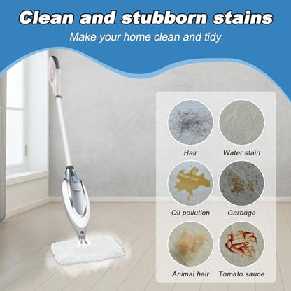 3 Pack Steam Pocket Mop Replacement Pads for Shark S3501 S3601 S3550 S3901 S3801 S2901 S2902 S3501S S3601C SE450 S3901D S3455K,Microfiber Steam Mop Pad Replacement,Reusable Mop Pads for Floor Cleaning - color: White