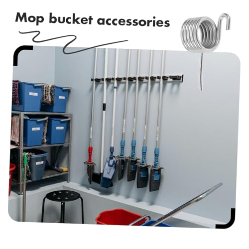 Beaupretty Mop Bucket Wringer Spring Efficient Water Extraction Accessory for Home Mop Pail Durable Metal Construction for Optimal Pressure and Convenient Operation