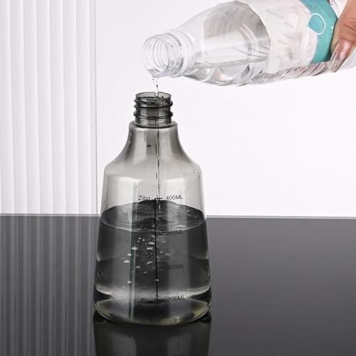 Spray Bottle, 500ml Refillable Sprayer Bottle with Adjustable Nozzle and 2 Modes, Empty Cleaning Solution Container, Mist/Stream,Thickened Version,Water Plants,for Cleaning Solutions, Oils, Hair, Cook - color: Gray