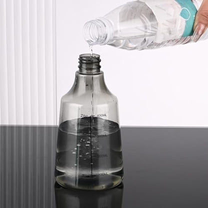 Spray Bottle, 500ml Refillable Sprayer Bottle with Adjustable Nozzle and 2 Modes, Empty Cleaning Solution Container, Mist/Stream,Thickened Version,Water Plants,for Cleaning Solutions, Oils, Hair, Cook - color: Gray