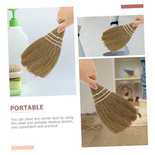 Generic Desktop Broom and Dustpan Set Short Handle Whisk Broom for Kitchen and Tabletop Cleaning Compact Dust Brush for Home and Office Use 1PCS