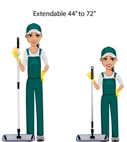 Ultimate Microfiber Mop Kit - Elevate Your Floor Cleaning Game! 18 Inch Kit - size: 18 Inch
