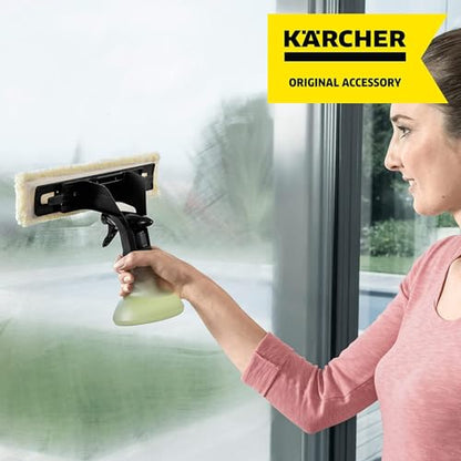 Kärcher WV Window Pads for Indoor Use - Microfiber Window Cloths - Compatible with WV 1 and WV 6 Electric Window Vacuum Squeegees - 2 Pack - style: Indoor Pads