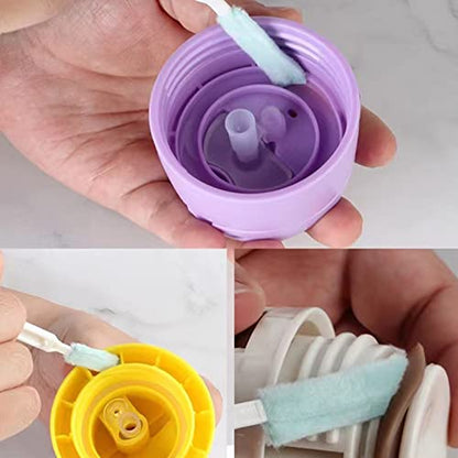 16 Pcs Crevice Gap Cleaning Brush Tool, 8 in 1 Detail Cleaner Brush for Bottle Cap Small Gap Brushes for Cleaning Window Groove Versatile Household Small Spaces Cleaning Brushes