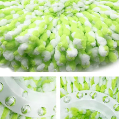 3 Pack Mop Head Replacement Compatible with Libman All-in-One Spin Mop, Microfiber Spin Mop Replacement Head, Easy to Replace, Machine Washable