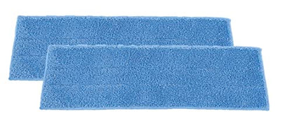 Superio Microfiber Mop Replacement Head, 16 inch Damp Mop Pad Refill for Miracle Mop Dusting and Spray Mop, attaches to Velcro mop(2 Pack) - size: 2 Refills